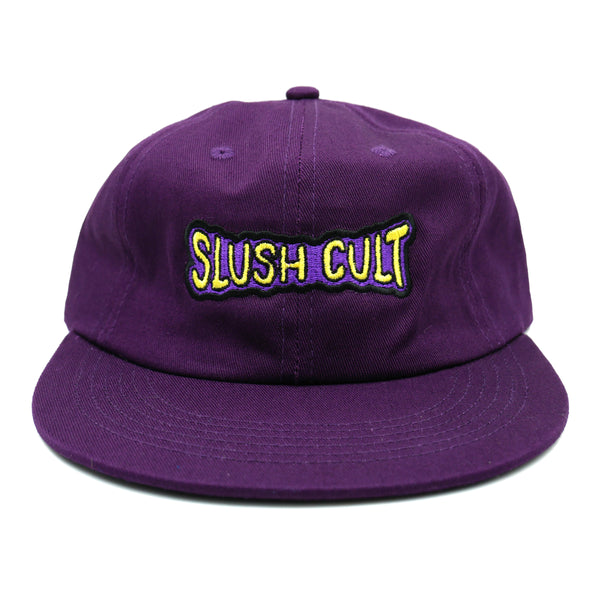 Washed Cotton 6-Panel Cap Purple