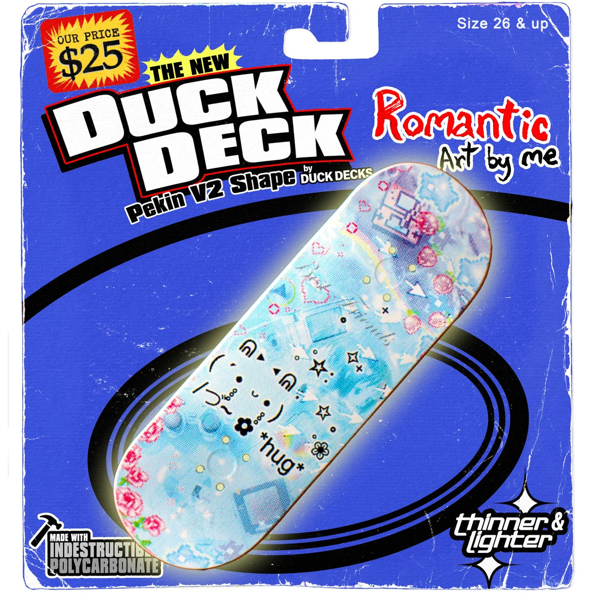 Duck Decks "ASCII HUG" Fingerboard Deck Fingerboard Decks Bloob    Slushcult