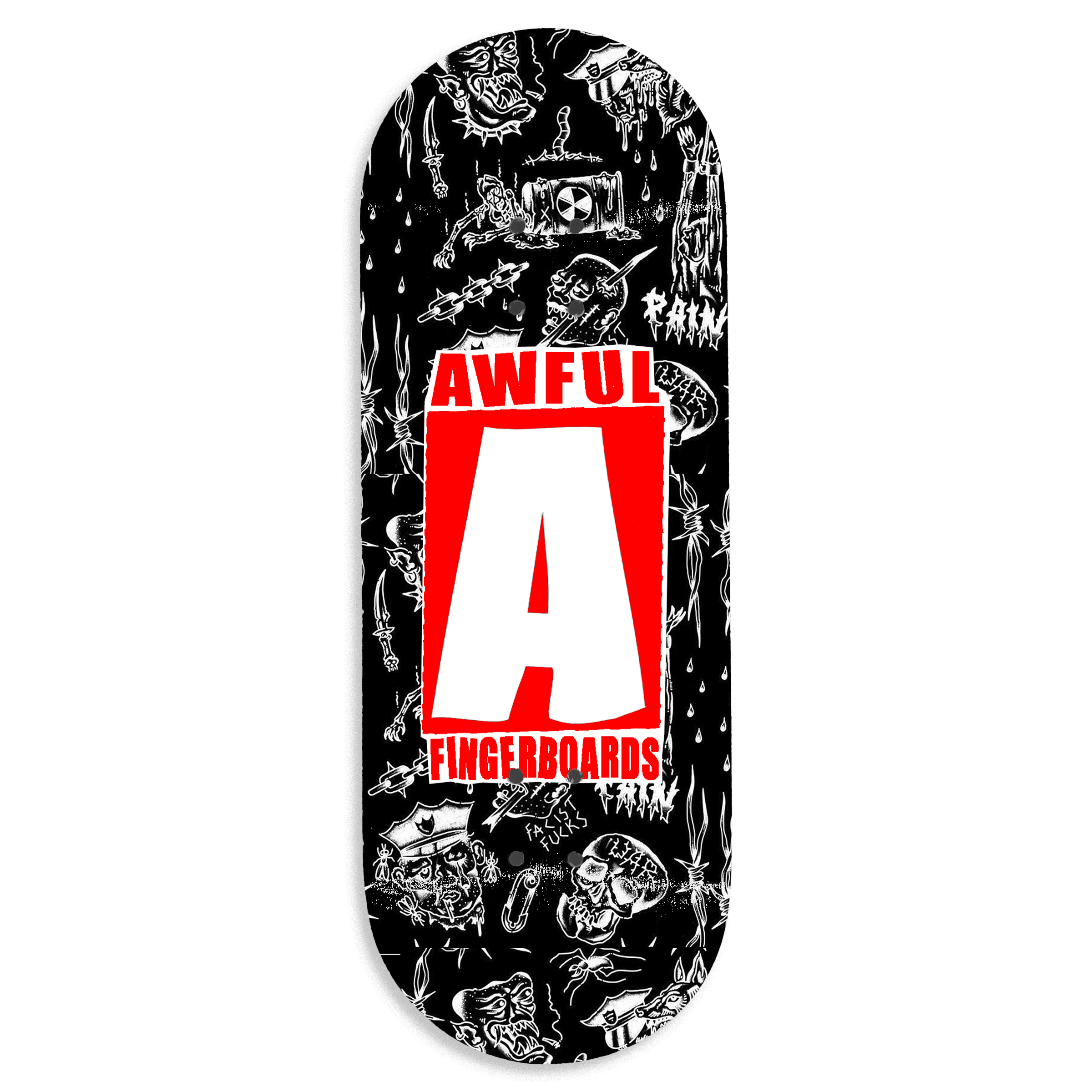 Awful "Faker 2" Fingerboard Deck Fingerboard Decks Awful Fingerboards 32mm High Mold Slushcult