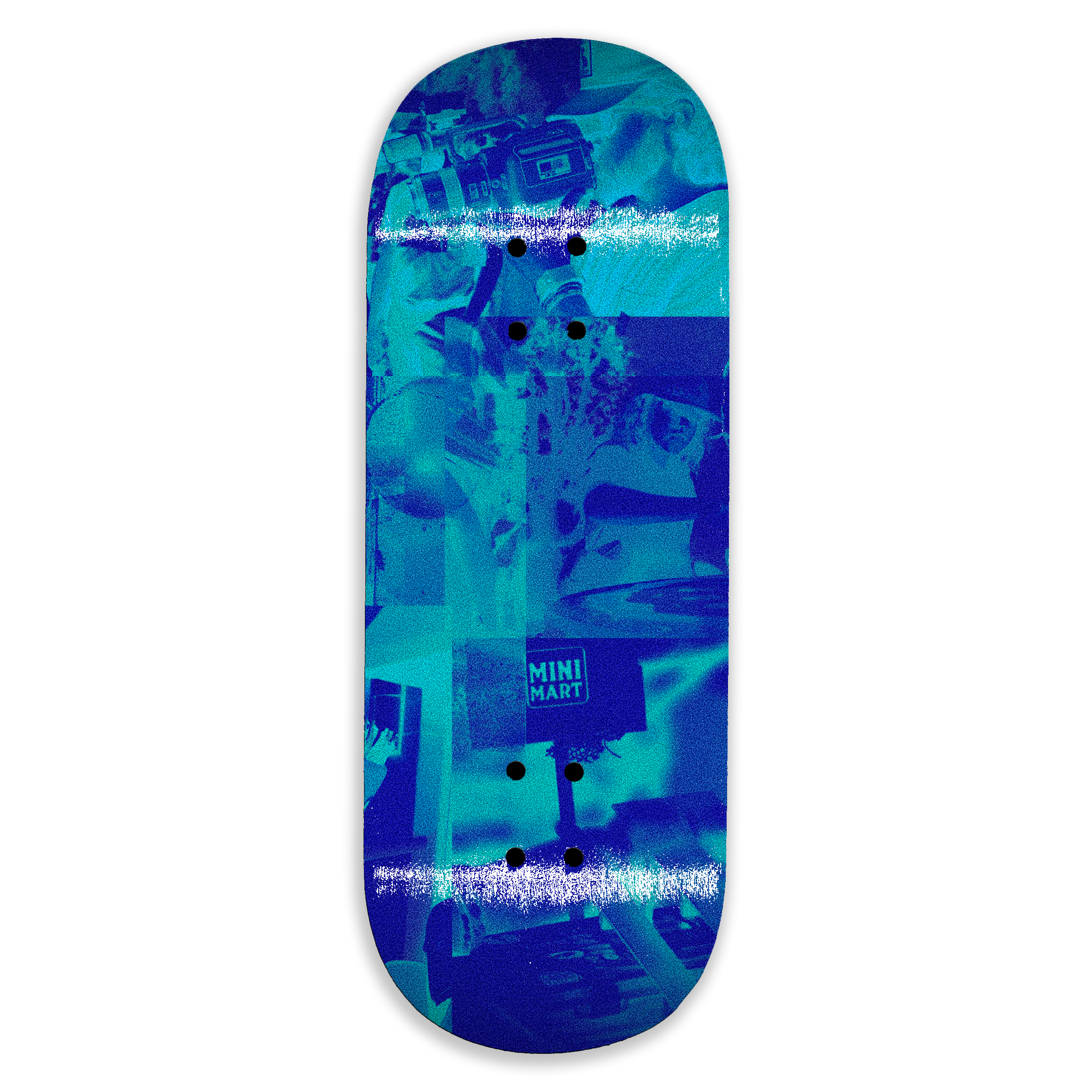 Slushcult "Mag Collage Blue" Fingerboard Deck Slushcult x DK Decks Slushcult Slushcult