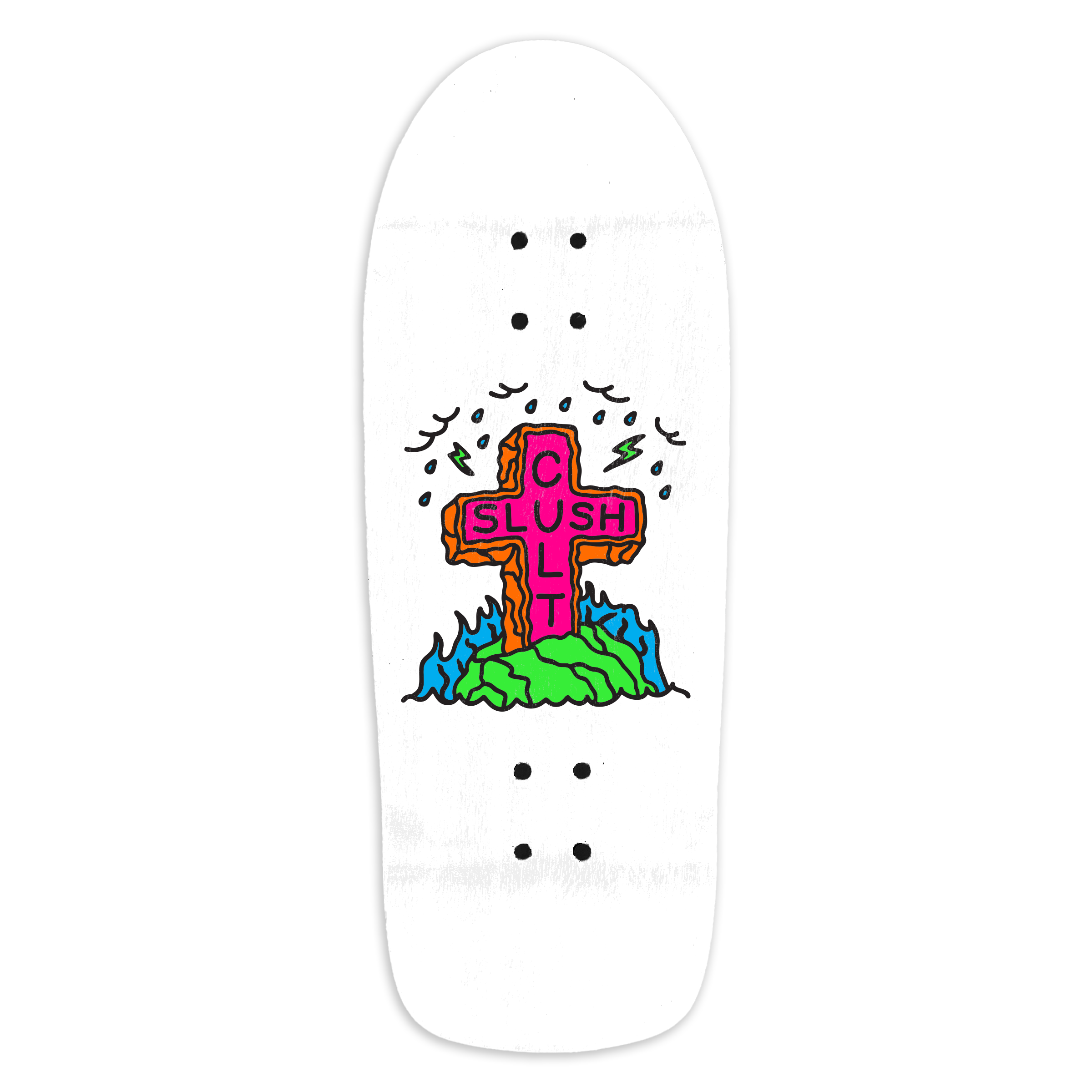 Slushcult "Cross" Pro Fingerboard Deck MINI Skate Shop Slushcult Shred Stick   Slushcult