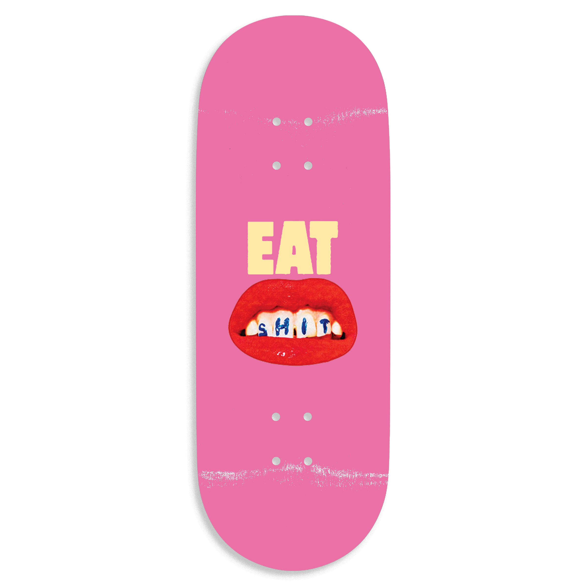 Tender "Eat Shit" Pro Fingerboard Deck (Pink)