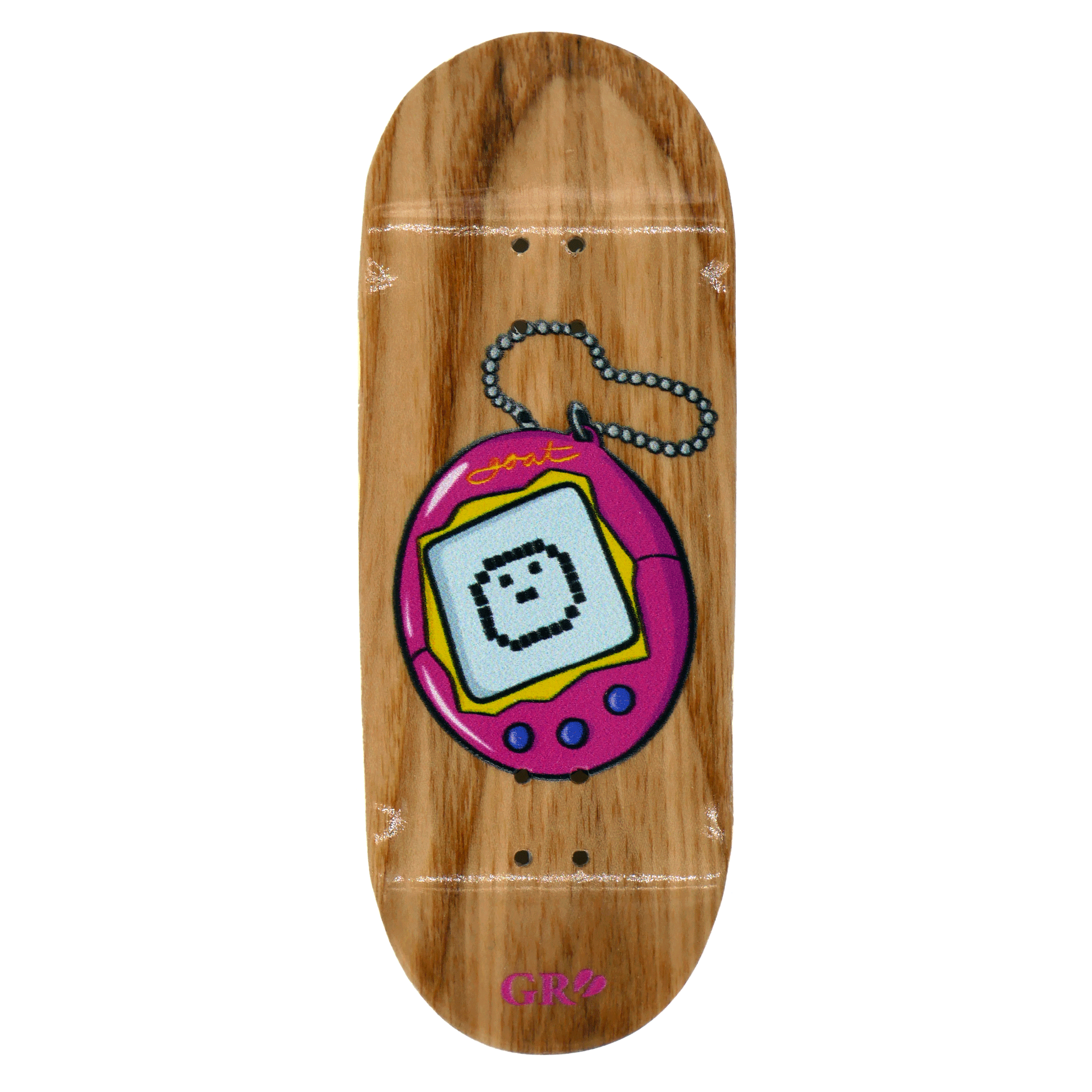 Goat On The Road "Goatgotchi" Fingerboard Deck Fingerboard Decks Goat On The Road 35mm Crazy (Natural) Slushcult