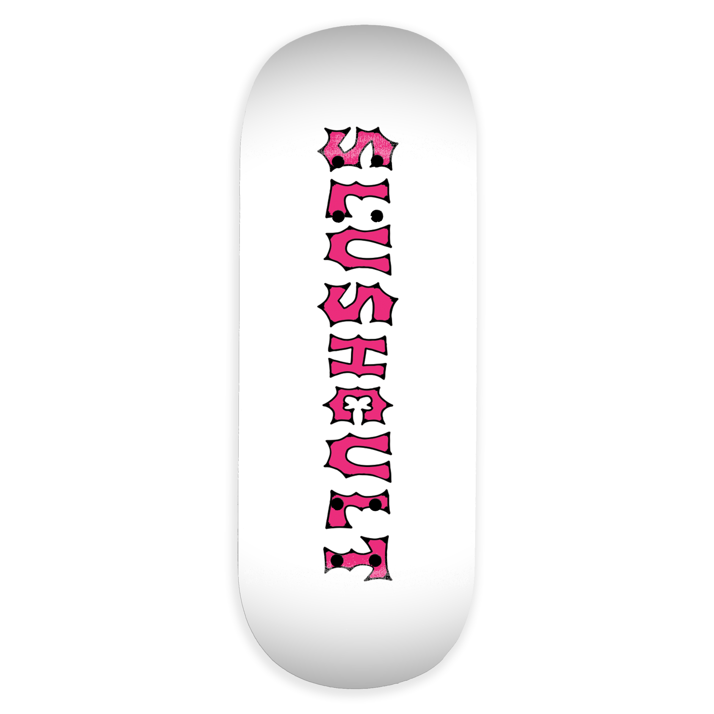 Slushcult "Mid Evil" Fingerboard Deck (White) Slushcult x DK Decks Slushcult Slushcult