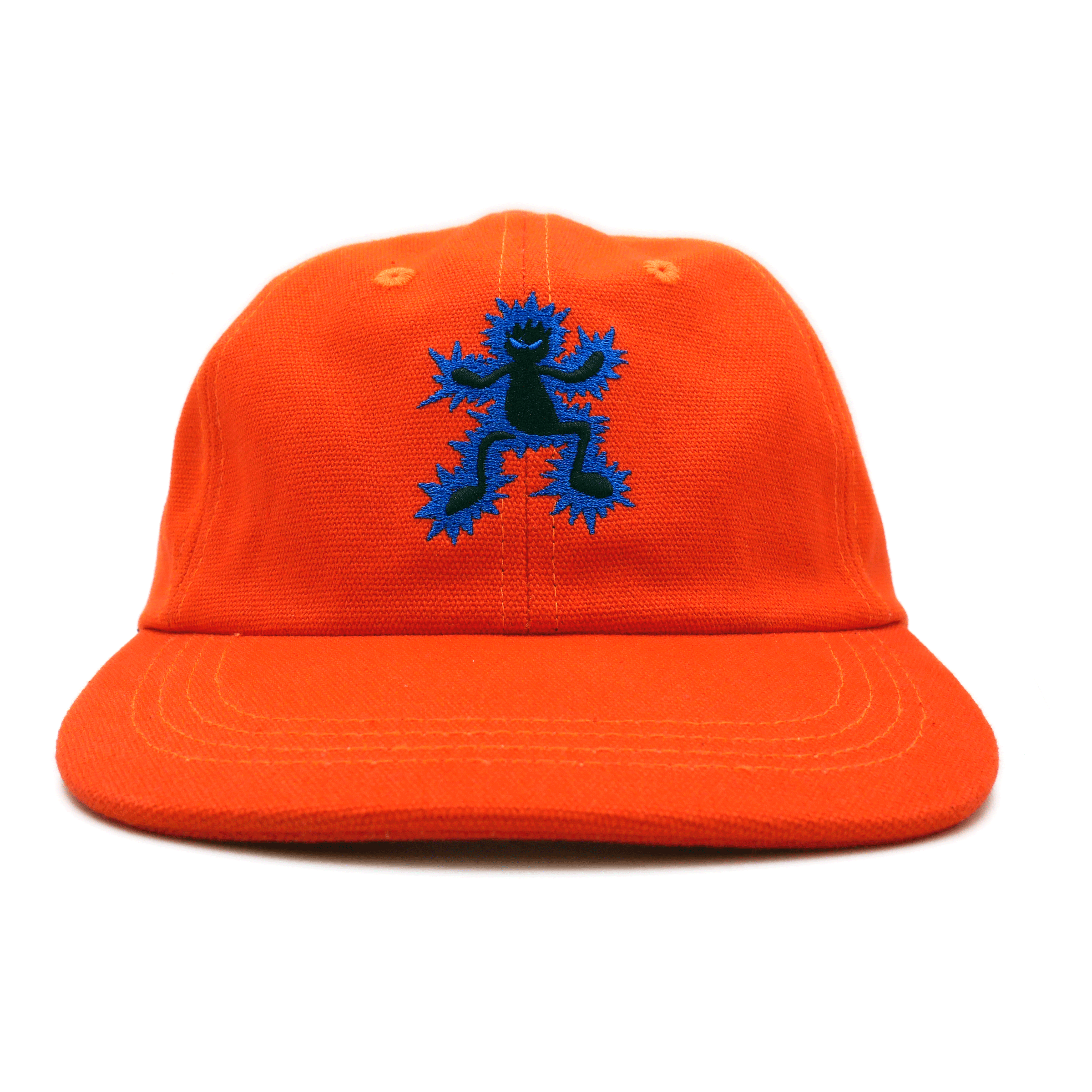 Shockey 6 Panel Hat (Orange) Headwear Slushcult Slushcult