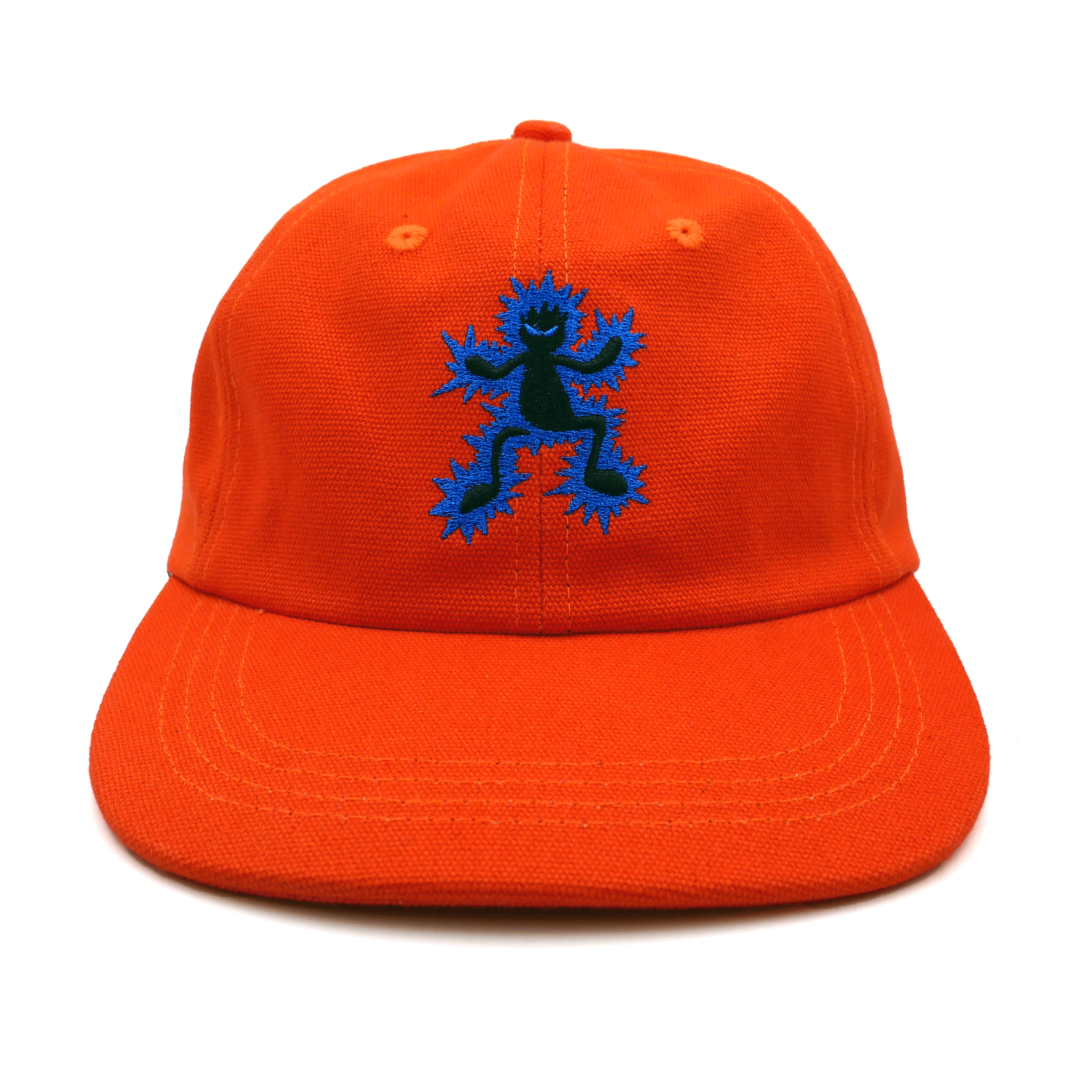 Shockey 6 Panel Hat (Orange) Headwear Slushcult Slushcult