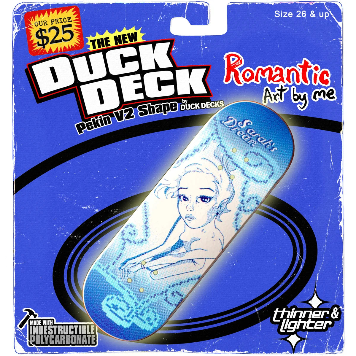 Duck Decks "Sarah's Dream" Fingerboard Deck Fingerboard Decks Bloob    Slushcult