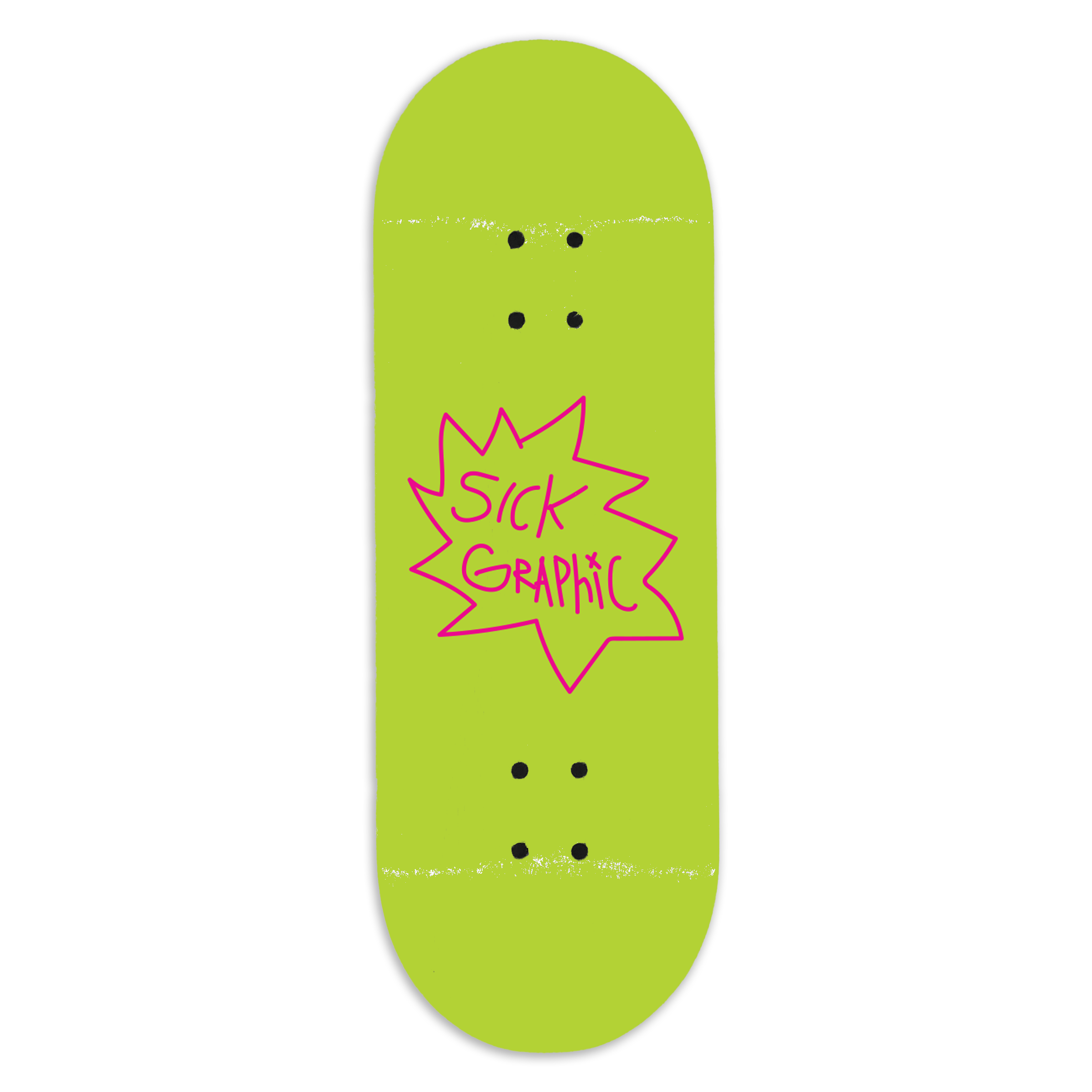 Slushcult "Sick Graphic" Pro Fingerboard Deck MINI Skate Shop Slushcult 32mm Popsicle   Slushcult