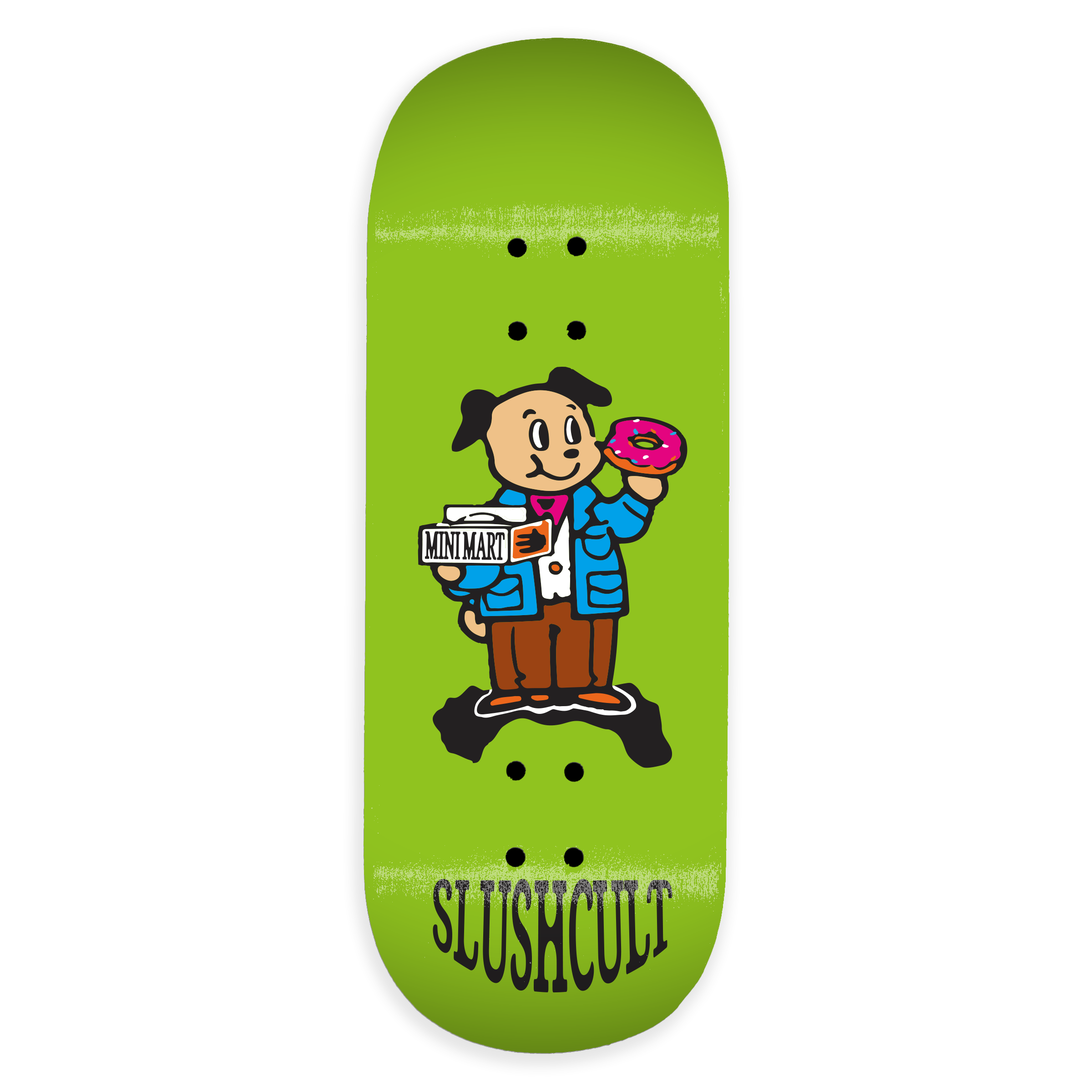 Slushcult "That Dawg" Fingerboard Deck (Green)