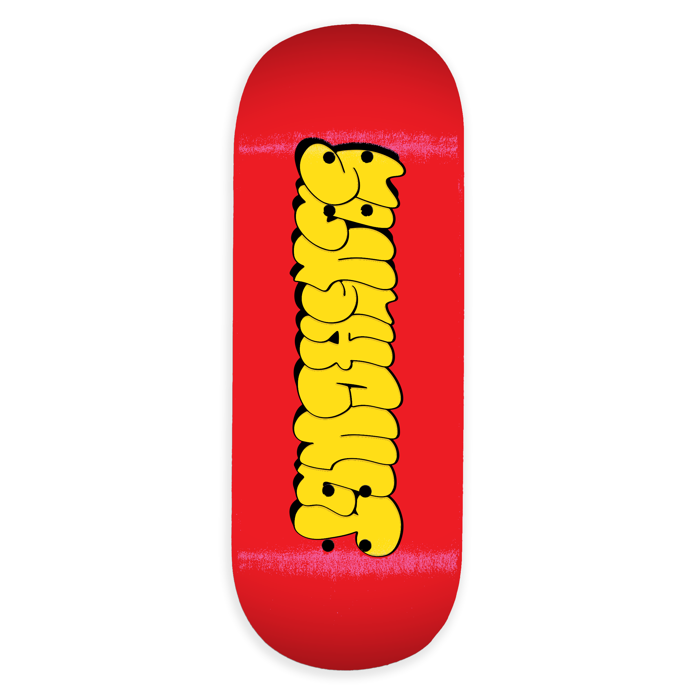 Slushcult "Throwie" Fingerboard Deck (Red)