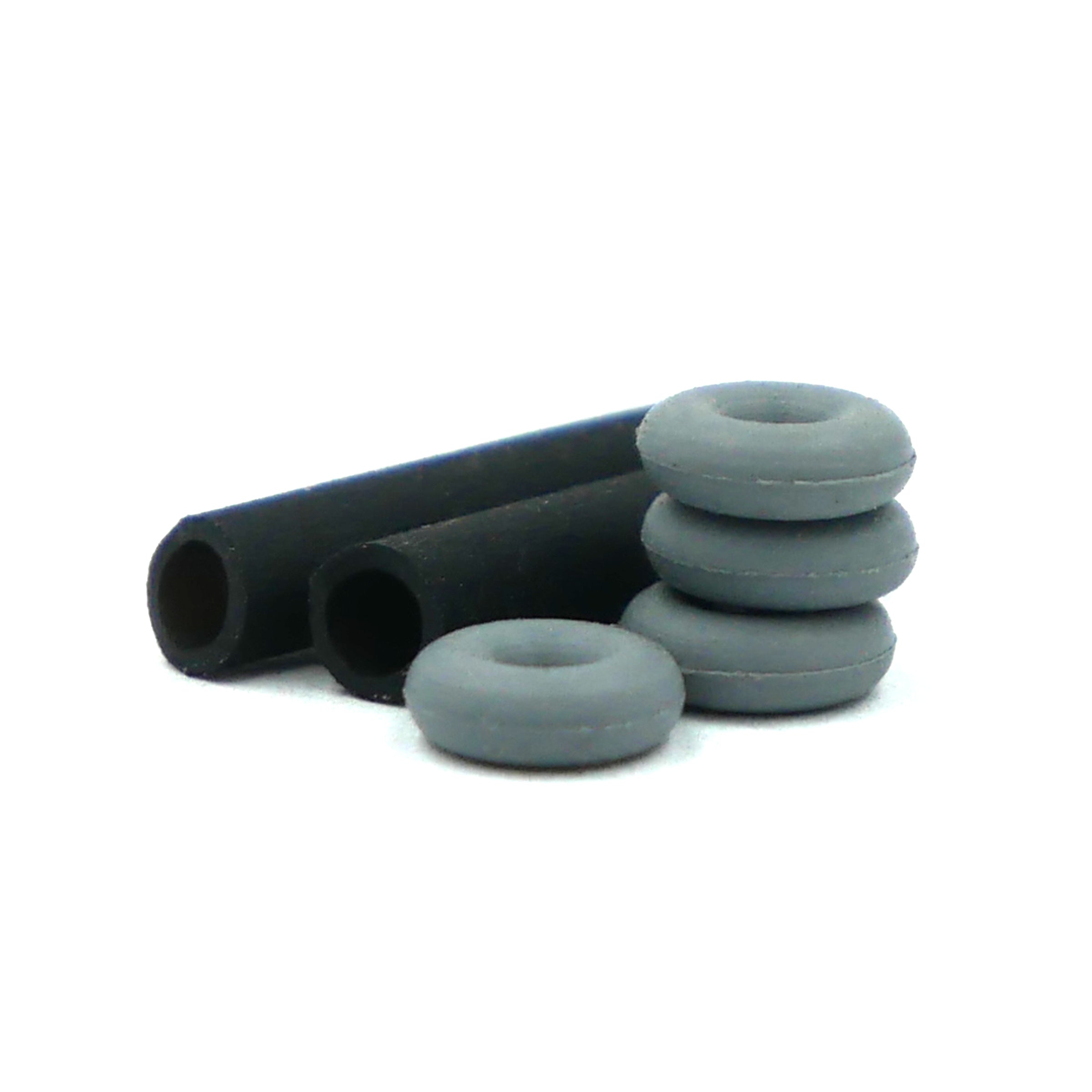 Rattlerz™ O-Ring Fingerboard Bushings Tuning Slushcult Charcoal Grey   Slushcult