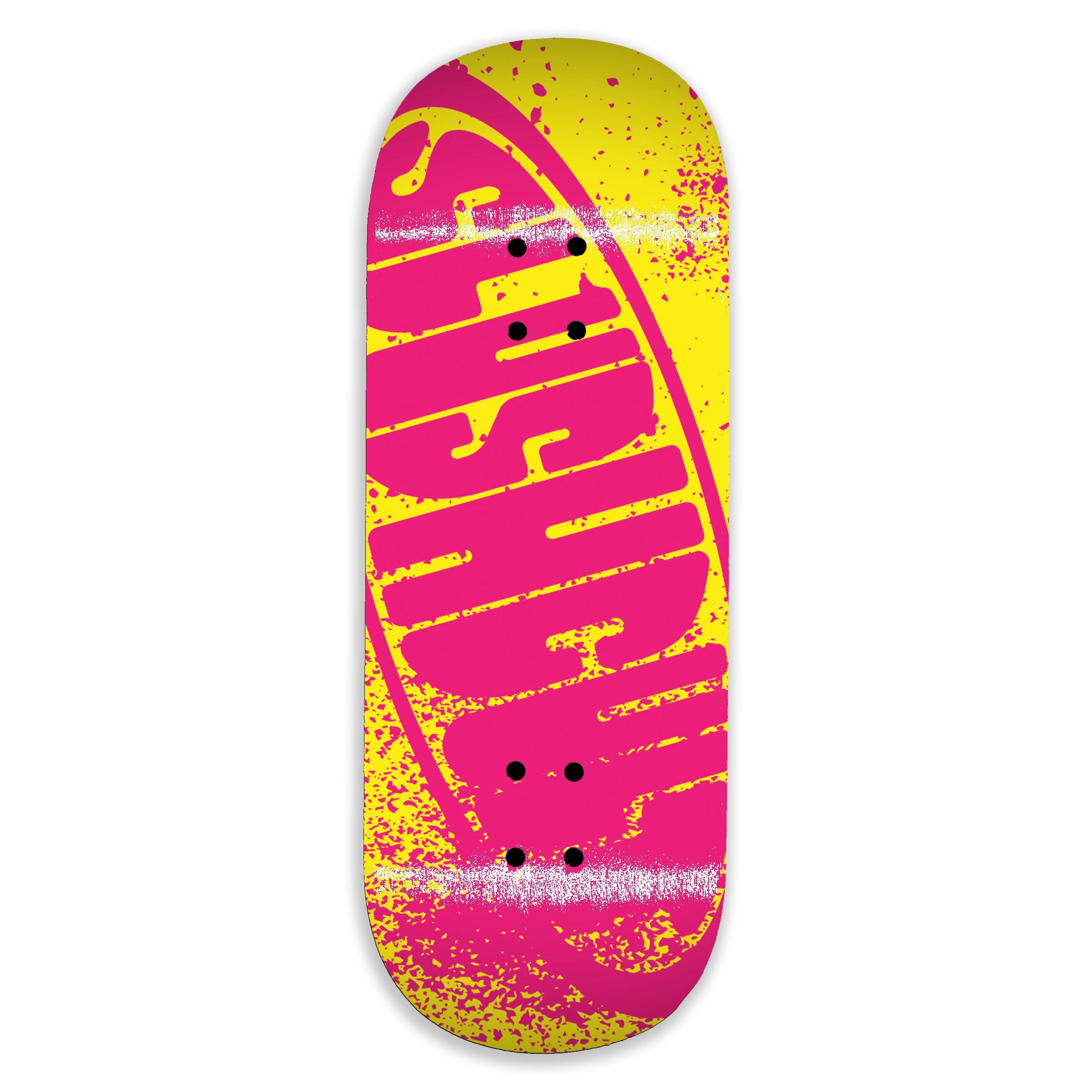 Slushcult "Splat" Fingerboard Deck (Yellow) Slushcult x DK Decks Slushcult Slushcult