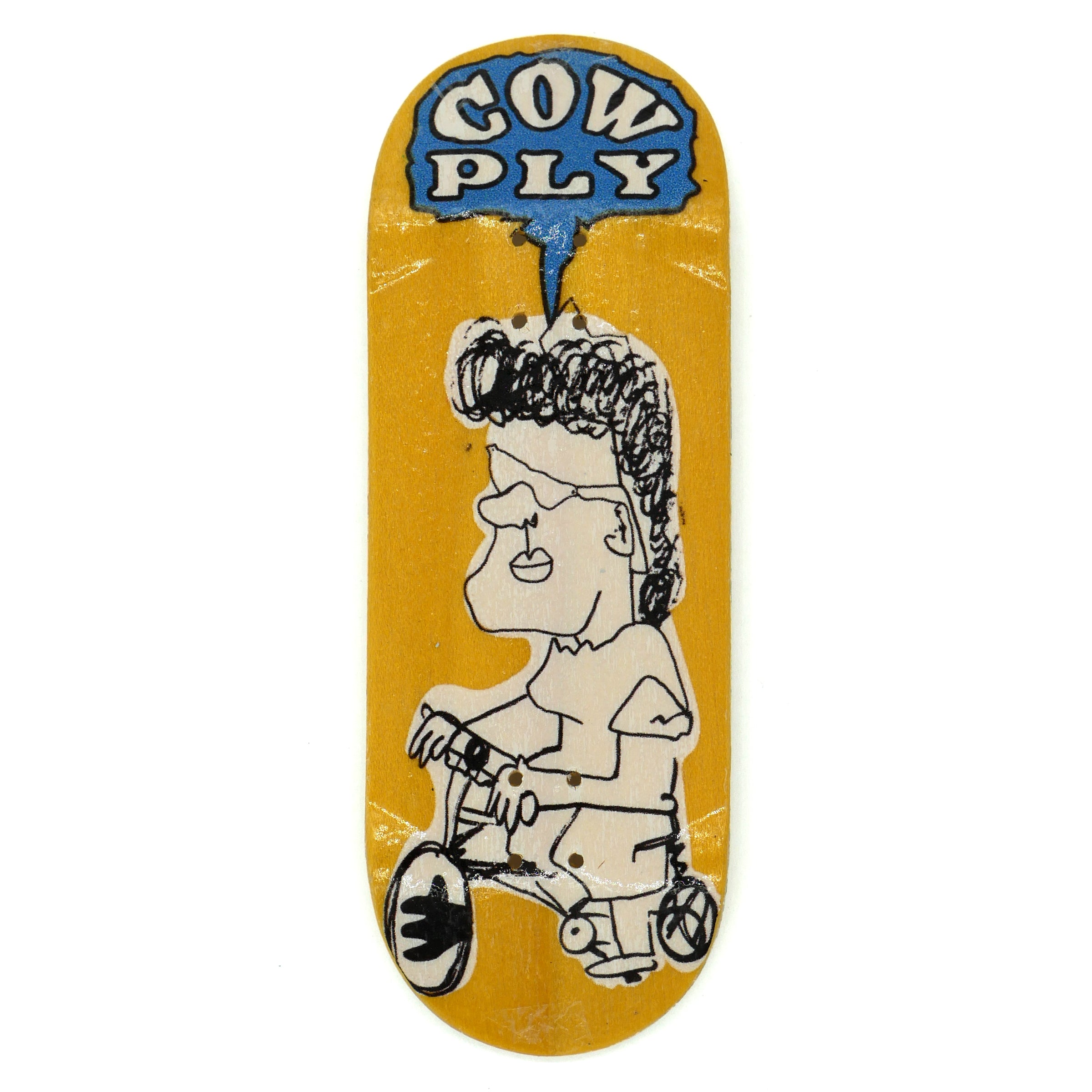 Cowply "Cycle" Fingerboard Deck Fingerboard Decks Cowply    Slushcult