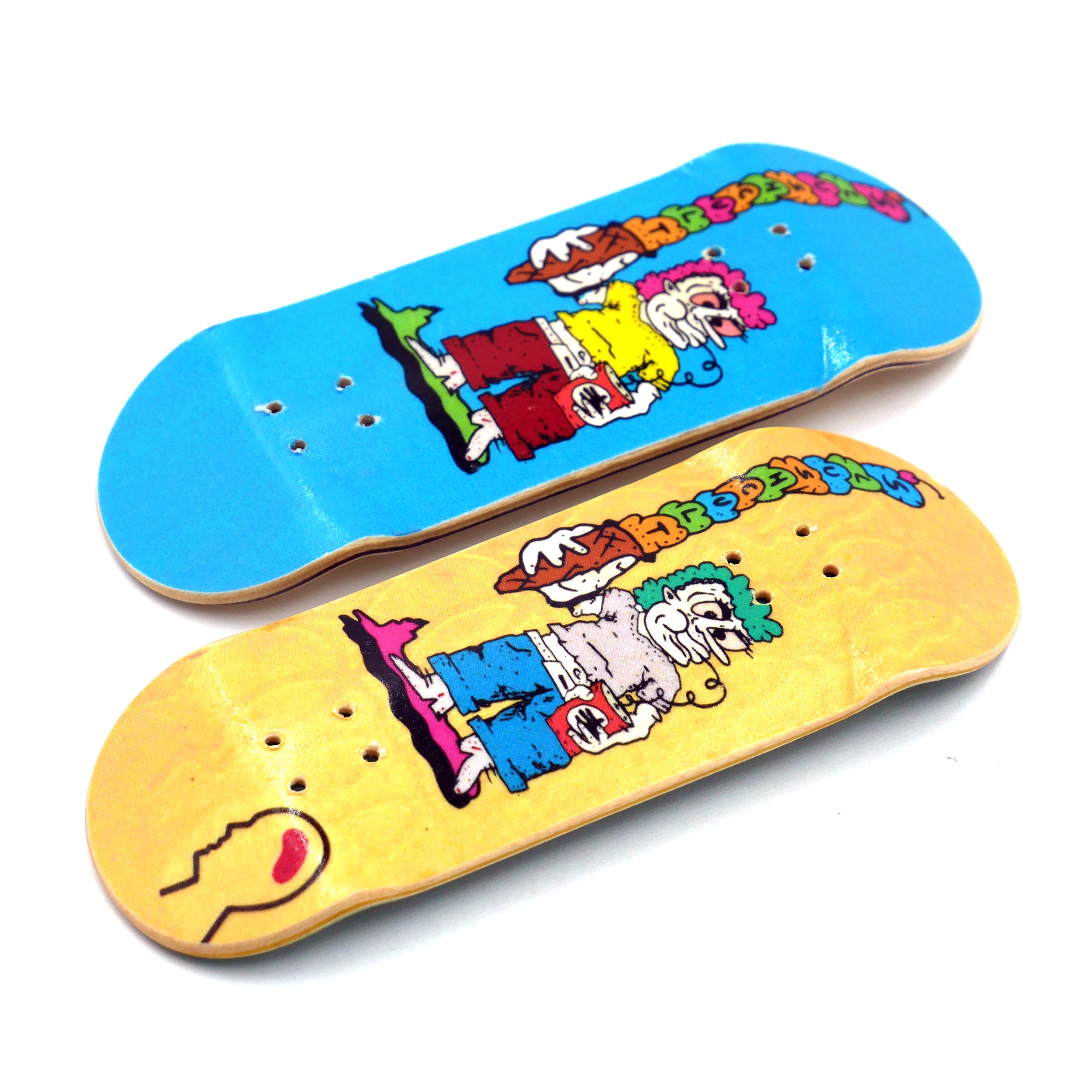 Cowply x Cowply "9 Scoops" Fingerboard Deck (Blue Paper Graphic) Fingerboard Decks Cowply    Slushcult