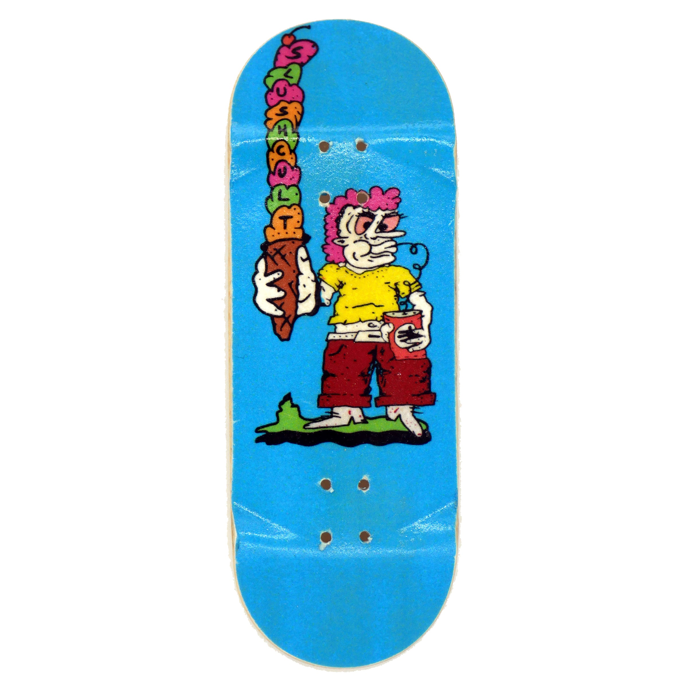 Cowply x Cowply "9 Scoops" Fingerboard Deck (Blue Paper Graphic) Fingerboard Decks Cowply    Slushcult