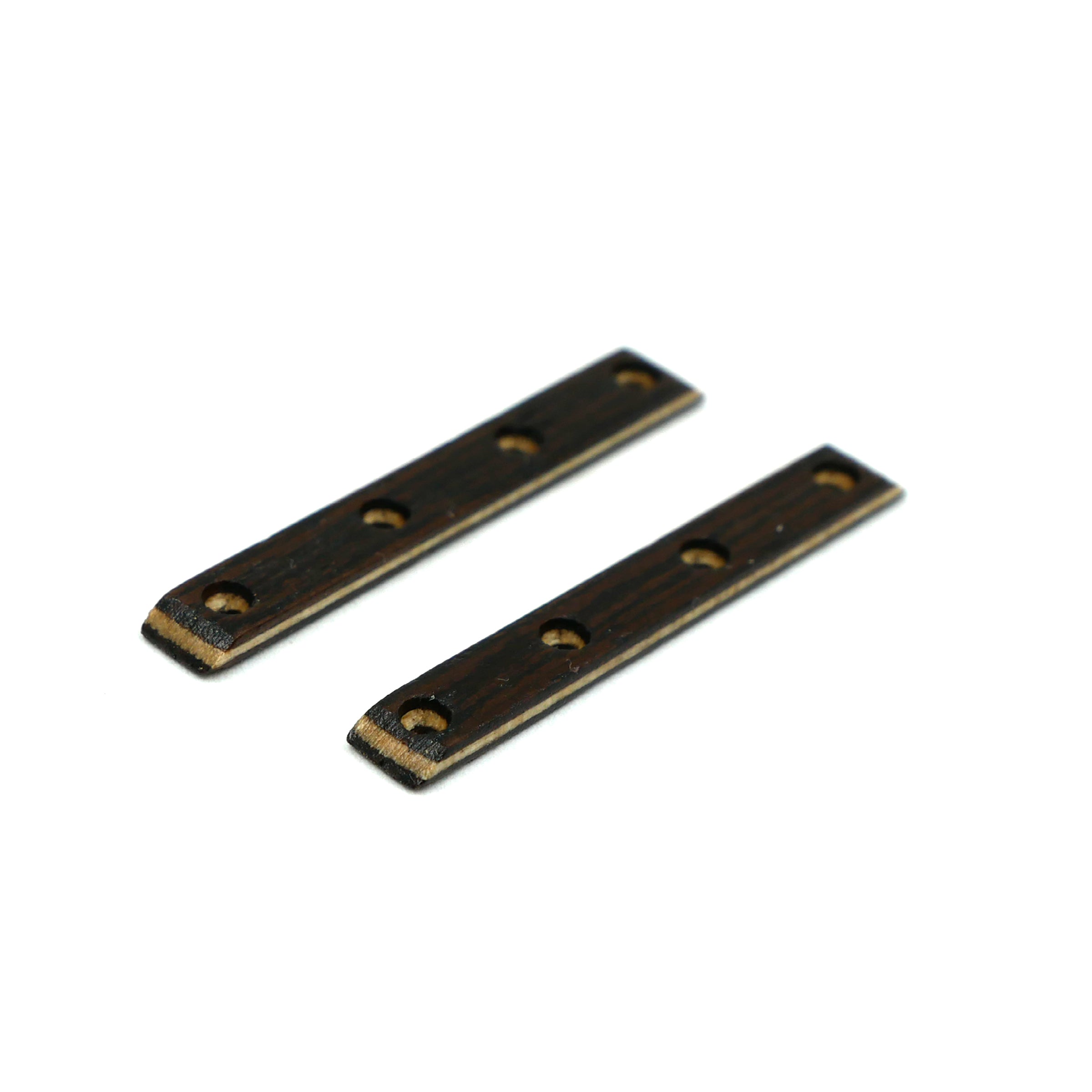 Monorails Wooden Fingerboard Board Rails (Black) Fingerboard Obstacles Monorails Classic Screws   Slushcult