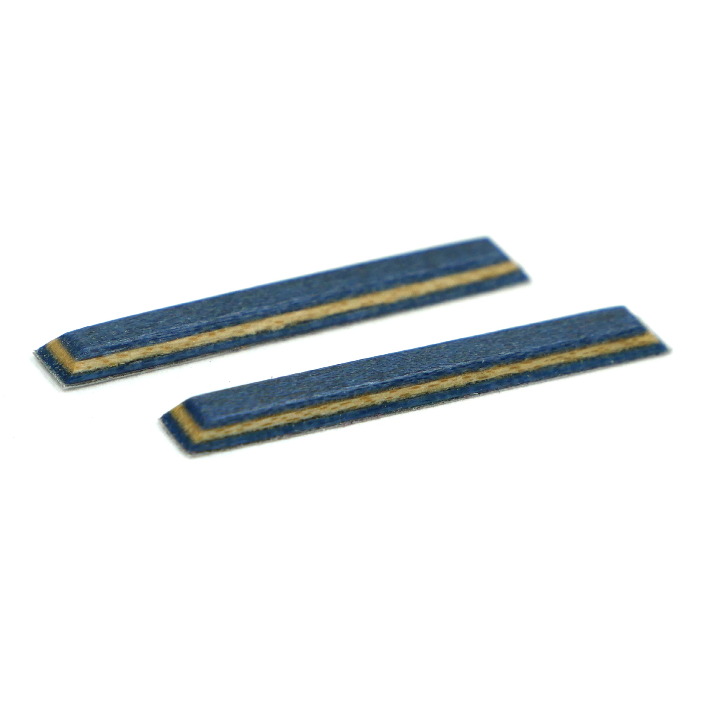 Monorails Wooden Fingerboard Board Rails (Royal Blue) Fingerboard Obstacles Monorails Adhesive (No Screws)   Slushcult