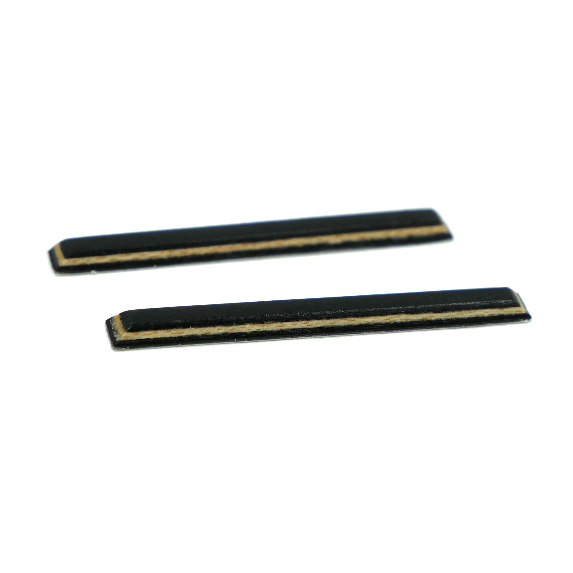 Monorails Wooden Fingerboard Board Rails (Black) Fingerboard Obstacles Monorails Adhesive (No Screws)   Slushcult