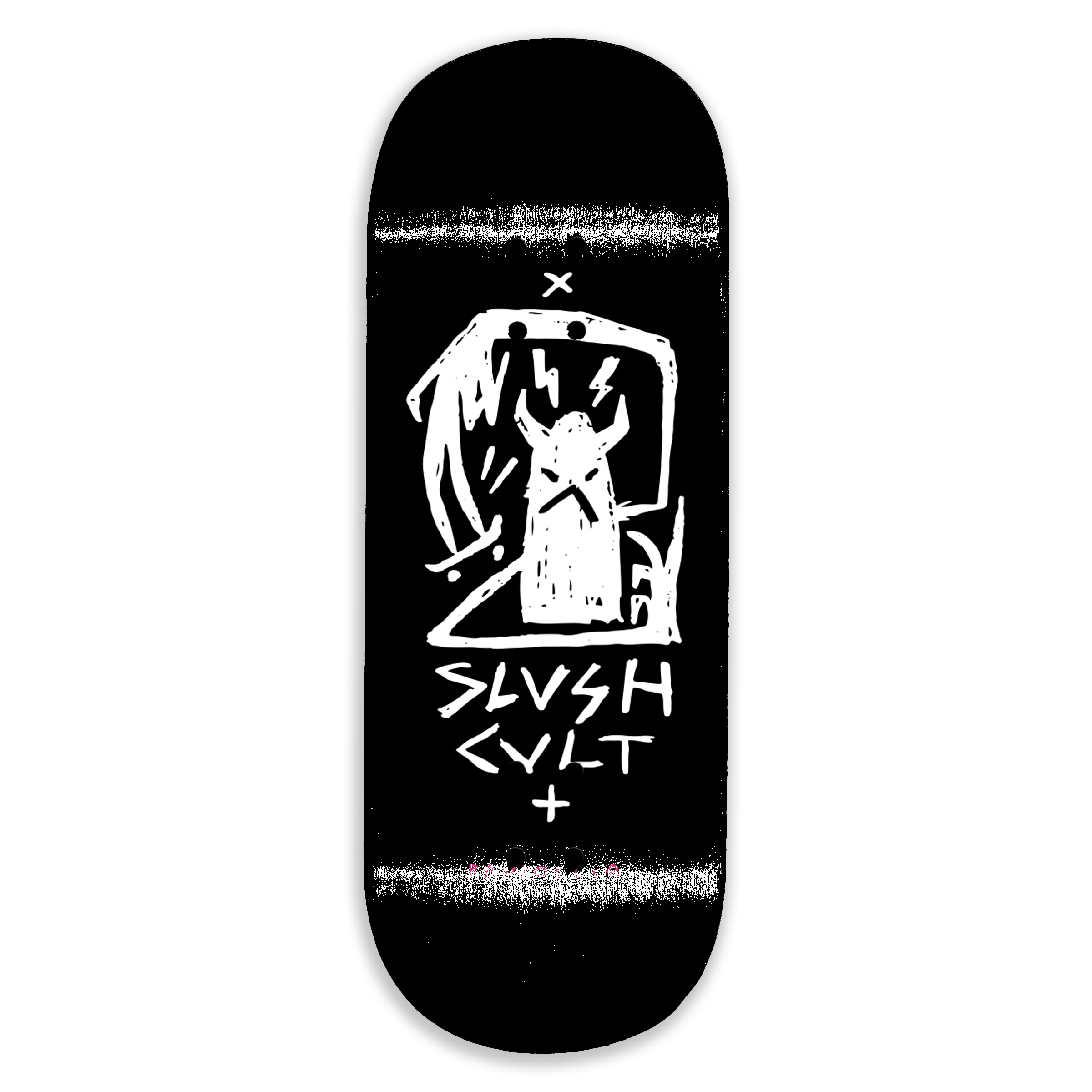 Slushcult "Evil Control Black" Fingerboard Deck Slushcult x DK Decks Slushcult Slushcult