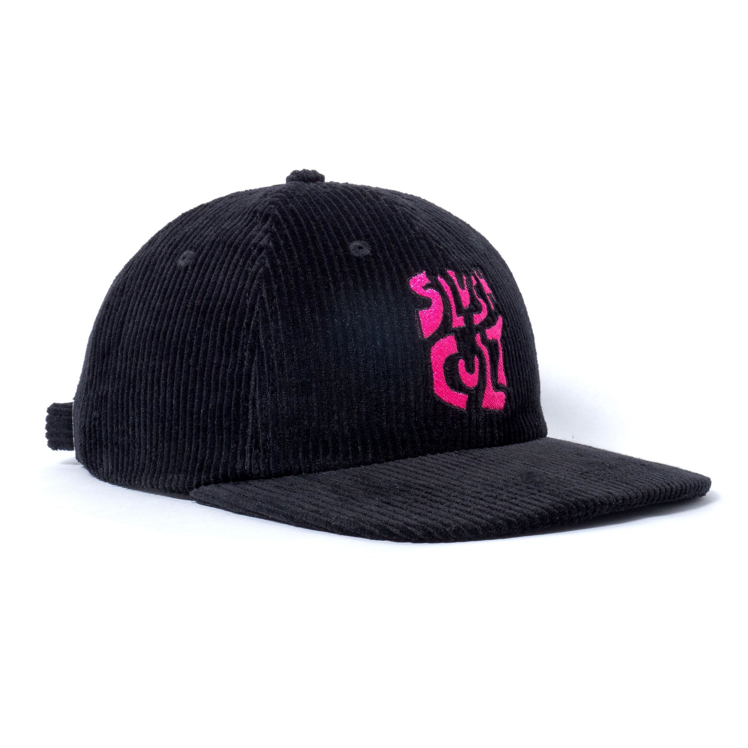 Stack'em Cord Hat Black Headwear Slushcult Slushcult