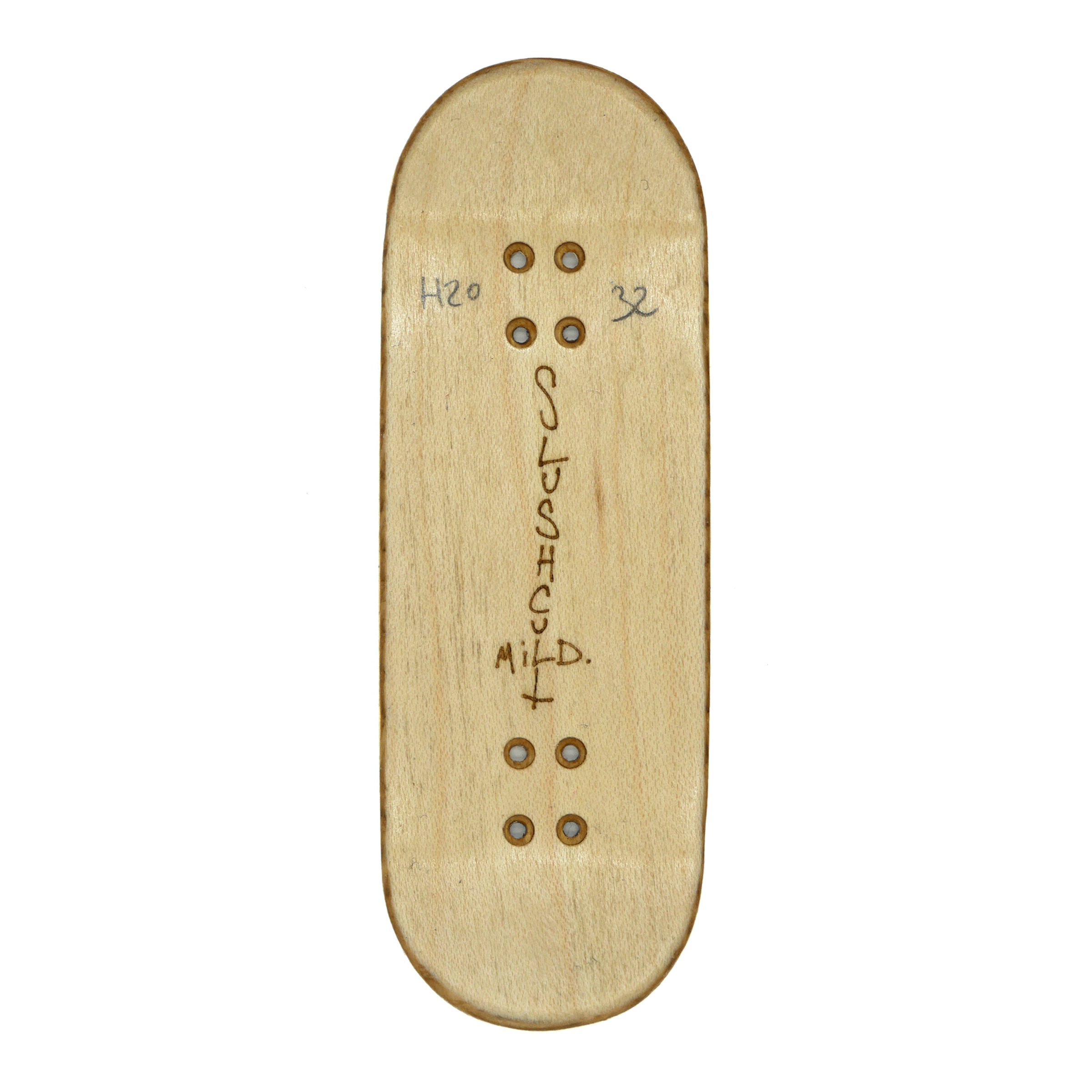 Mild x Slushcult Split Ply Fingerboard Deck (Word Mark) Fingerboard Decks Mild Decks Slushcult