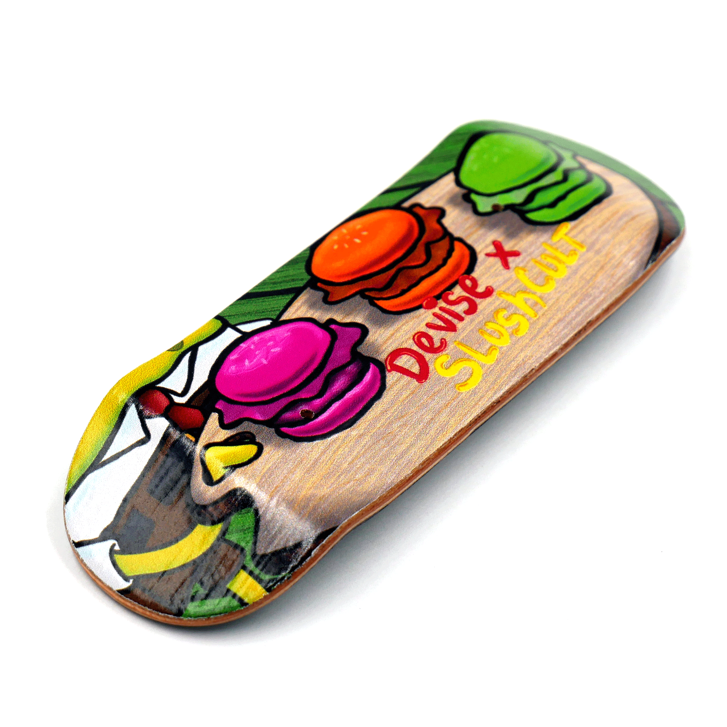 Devise x Slushcult "Patty"  Fingerboard Deck Fingerboard Decks Devise    Slushcult