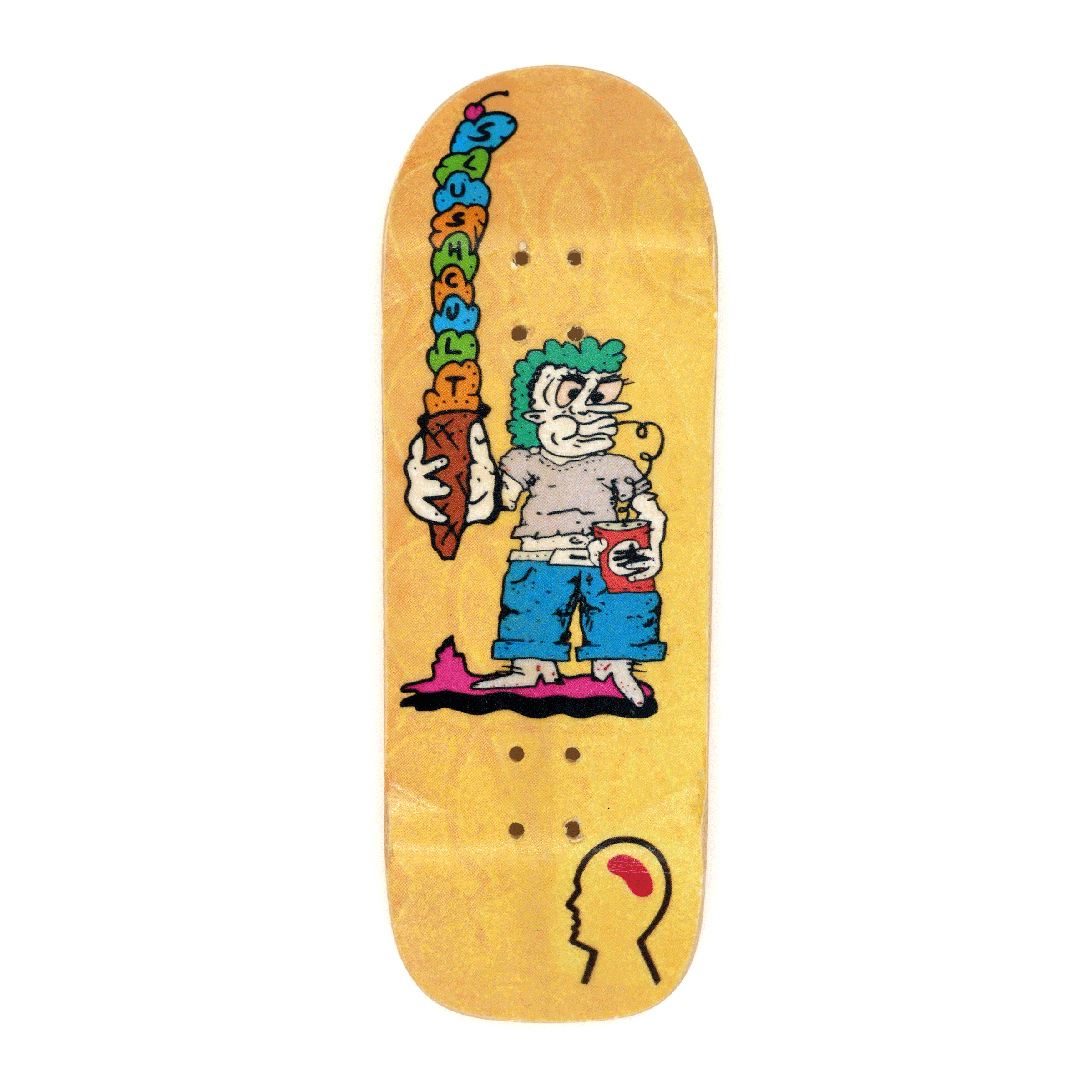 Cowply x Cowply "9 Scoops" Fingerboard Deck (Chef Knife) Fingerboard Decks Cowply    Slushcult