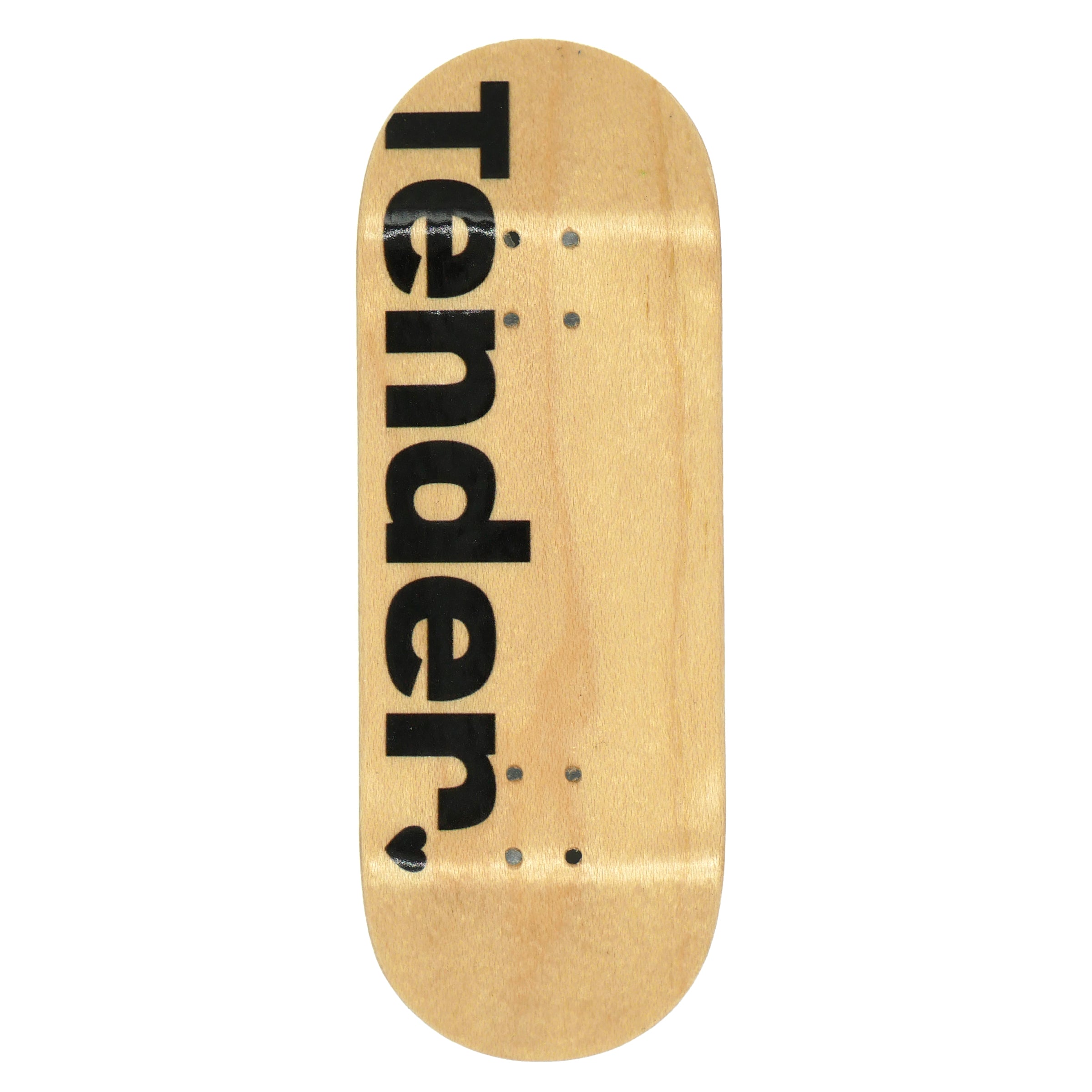 Tender "Word Mark" Pro Fingerboard Deck (Clear) MINI Skate Shop Tender    Slushcult