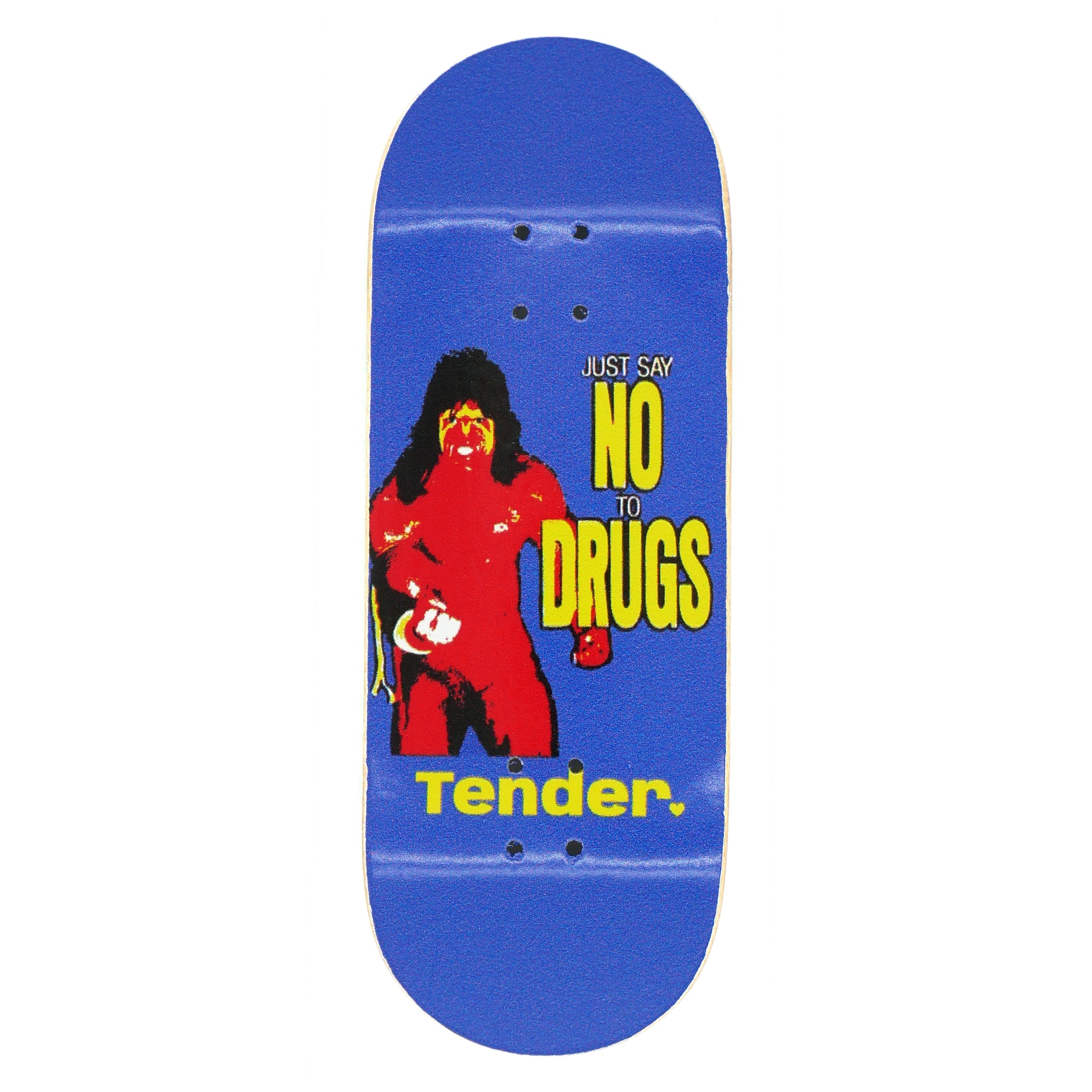 Tender "No Drugs" Pro Fingerboard Deck Fingerboard Decks Tender    Slushcult