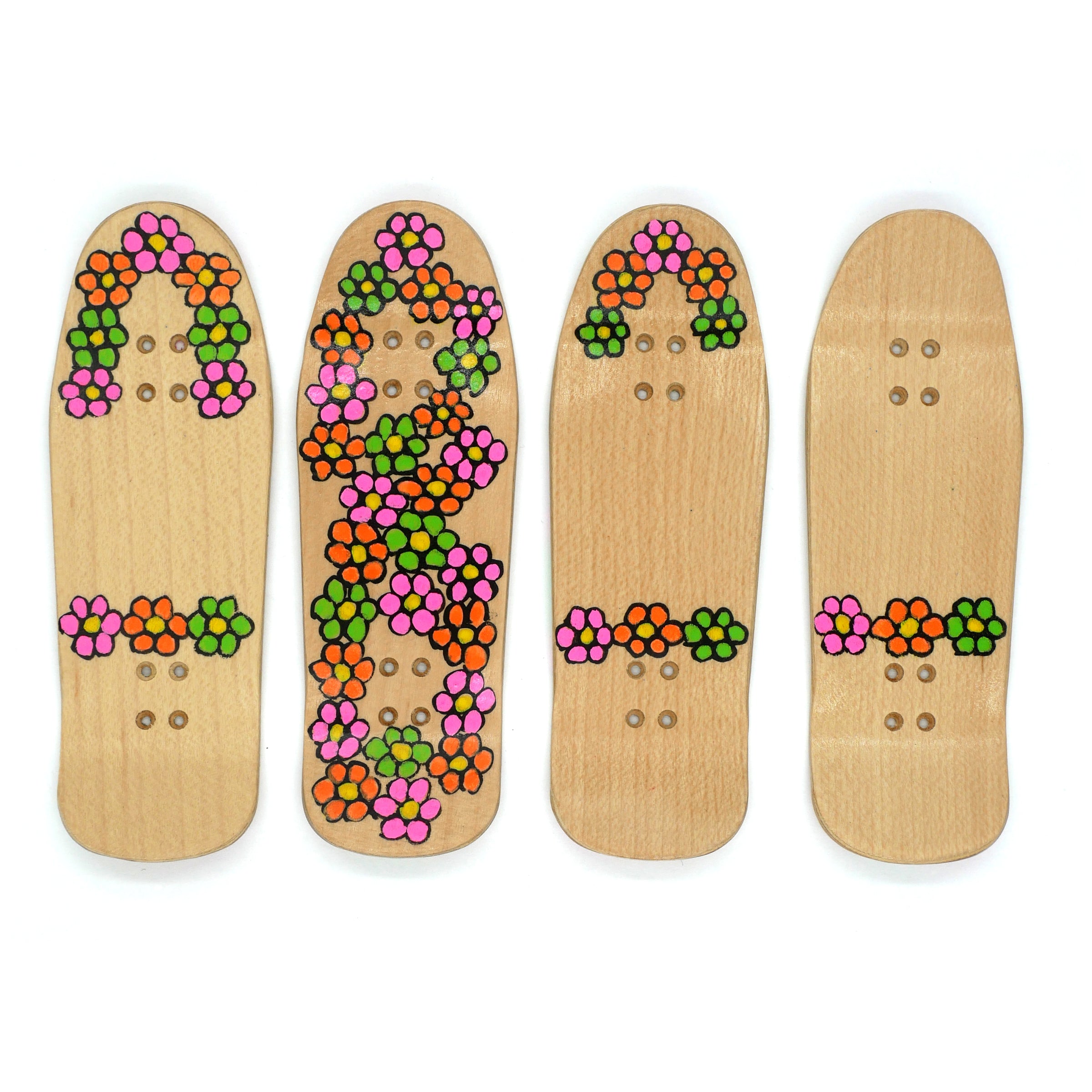 Slushcult x Purple Mountains Pool Cruiser Fingerboard Deck (Hand Painted Limited Edition) Slushcult Decks Purple Mountains Decks    Slushcult