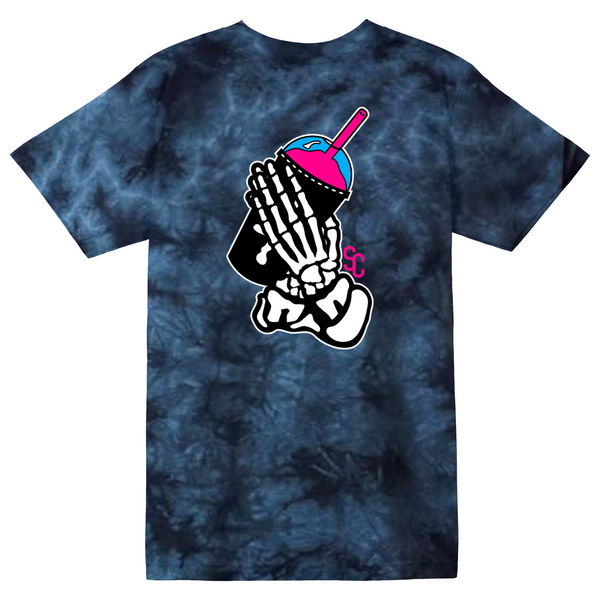 Slushgod Bones Tiedye Tee Black – Slushcult