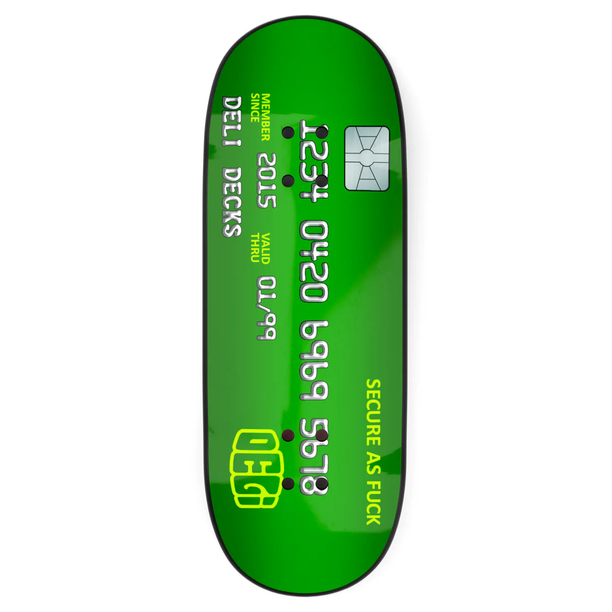 Deli Decks "Spend ME" Poly Deck Fingerboard Decks Deli Decks Slushcult