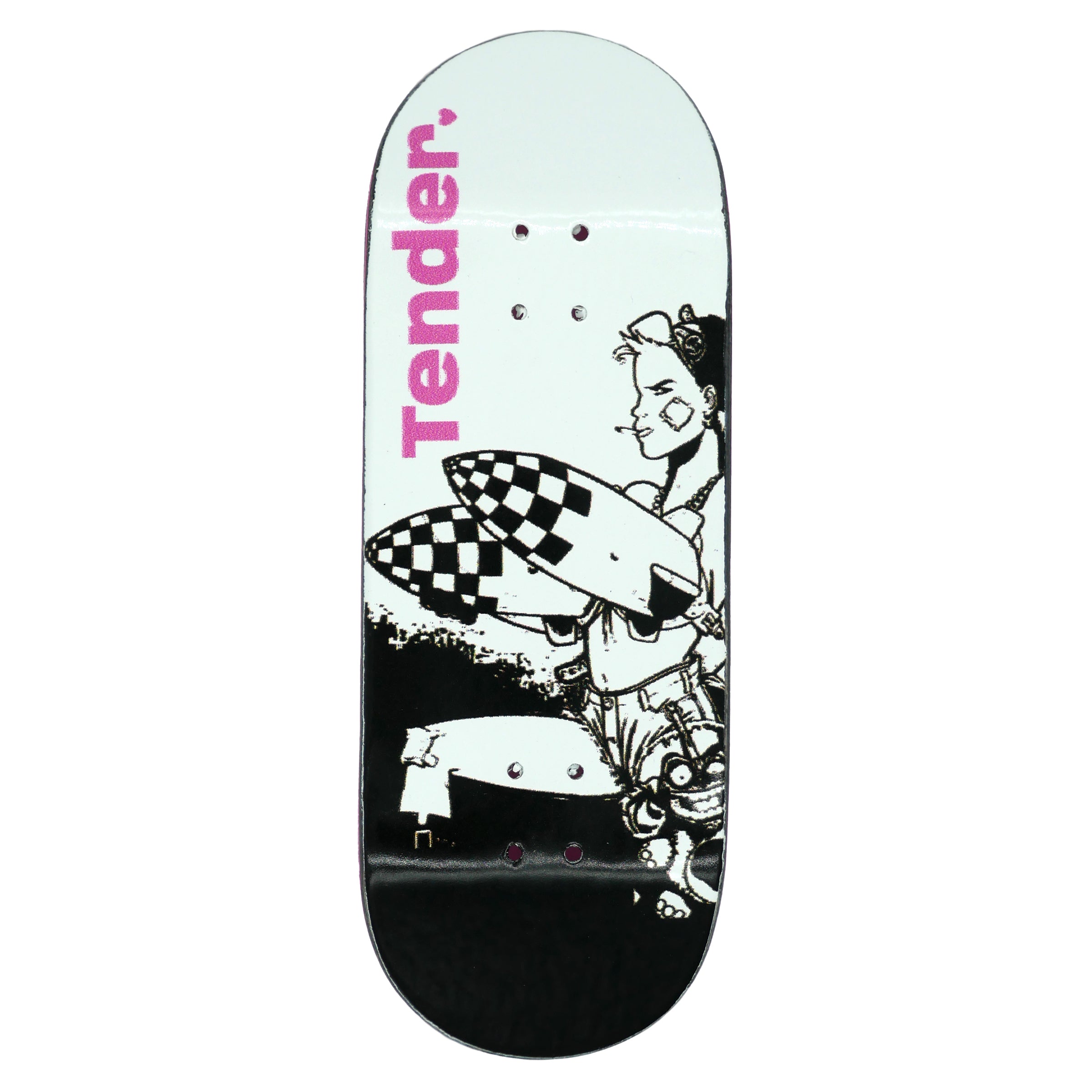 Tender "Tank Girl" Pro Fingerboard Deck Fingerboard Decks Tender    Slushcult