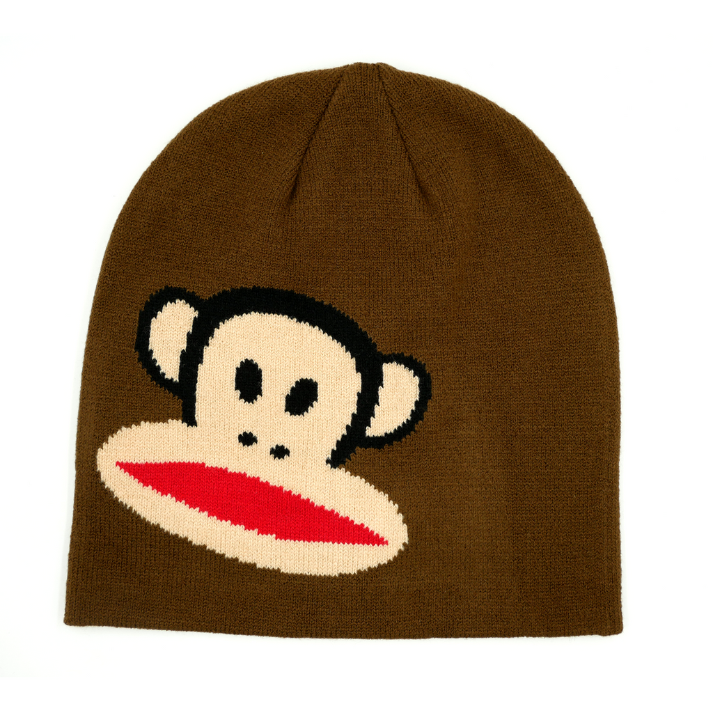 Mailchimp Freddie Monkey Hat Skully Beanie Woven Knitted Adult