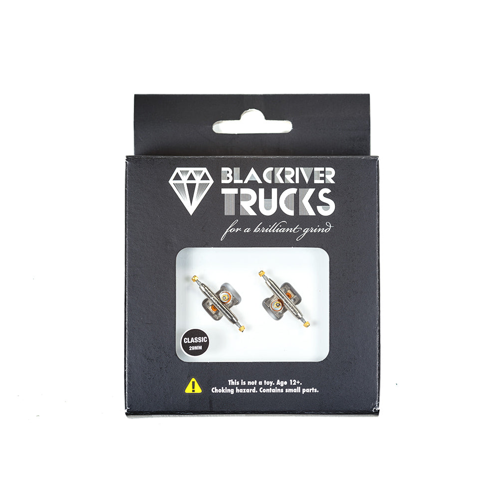 Blackriver 3.0 Silver Trucks (29mm) Fingerboard Trucks Blackriver    Slushcult